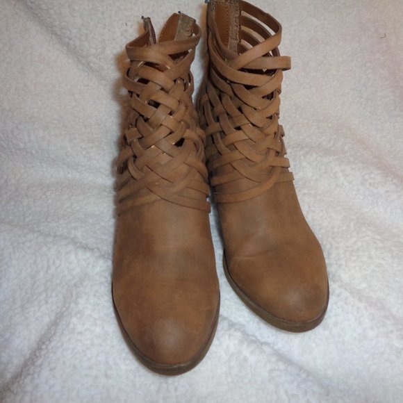 Arizona Jeans Orlando Tan Boots Size 9 Medium - Picture 2 of 12